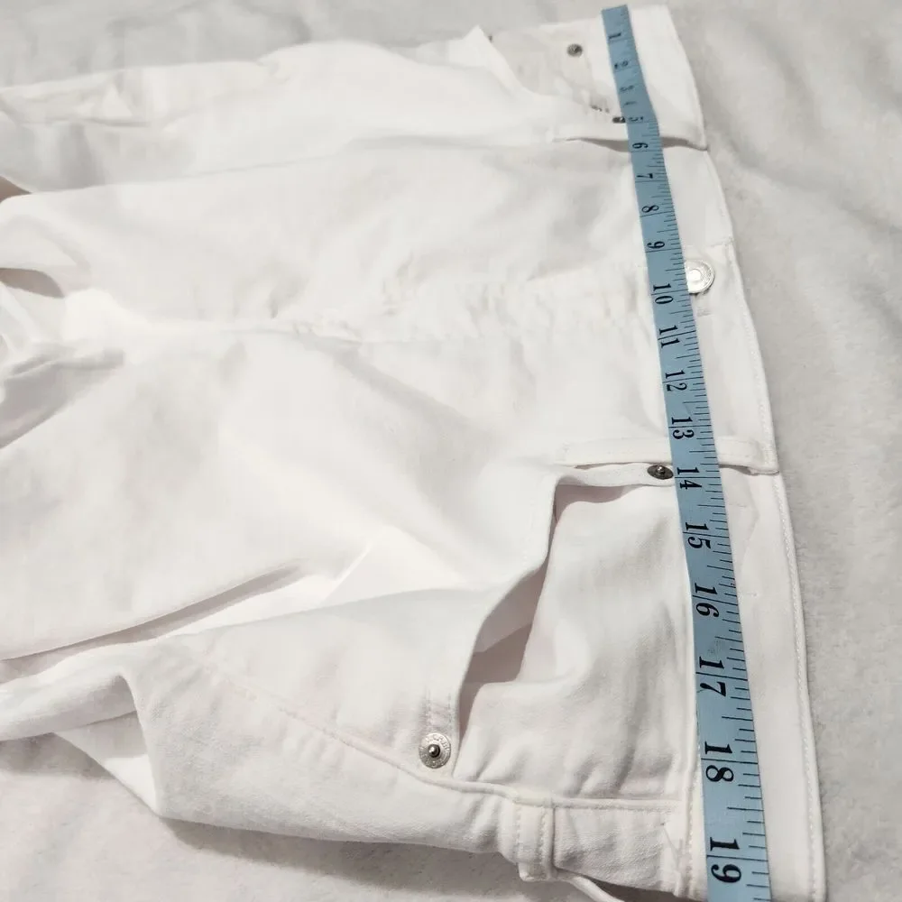 JCrew Jeans Size 35 Color White High Rise Toothpick